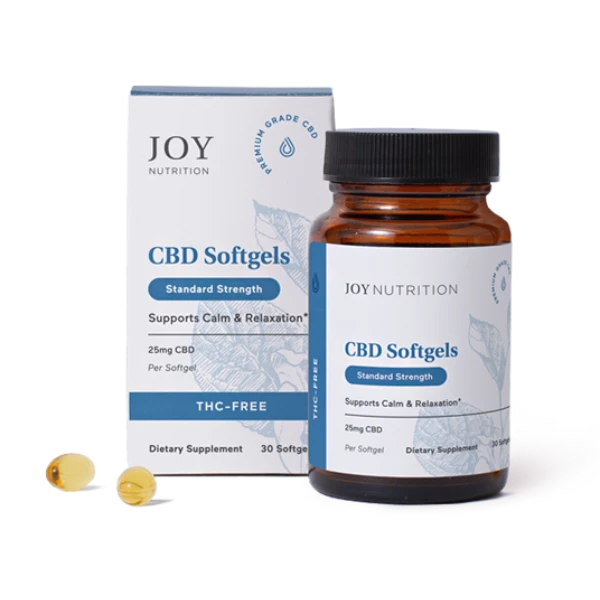 Joy Organics THC-Free Softgels