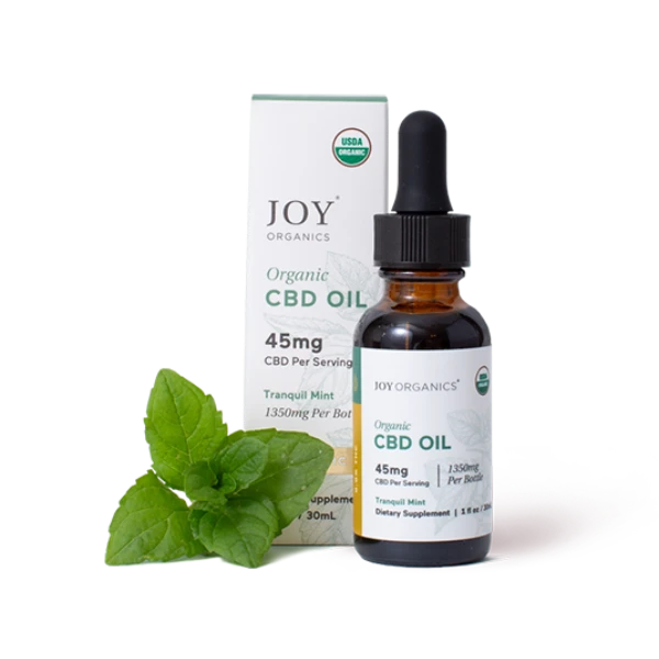 Joy Organics Organic Tincture, Tranquil Mint